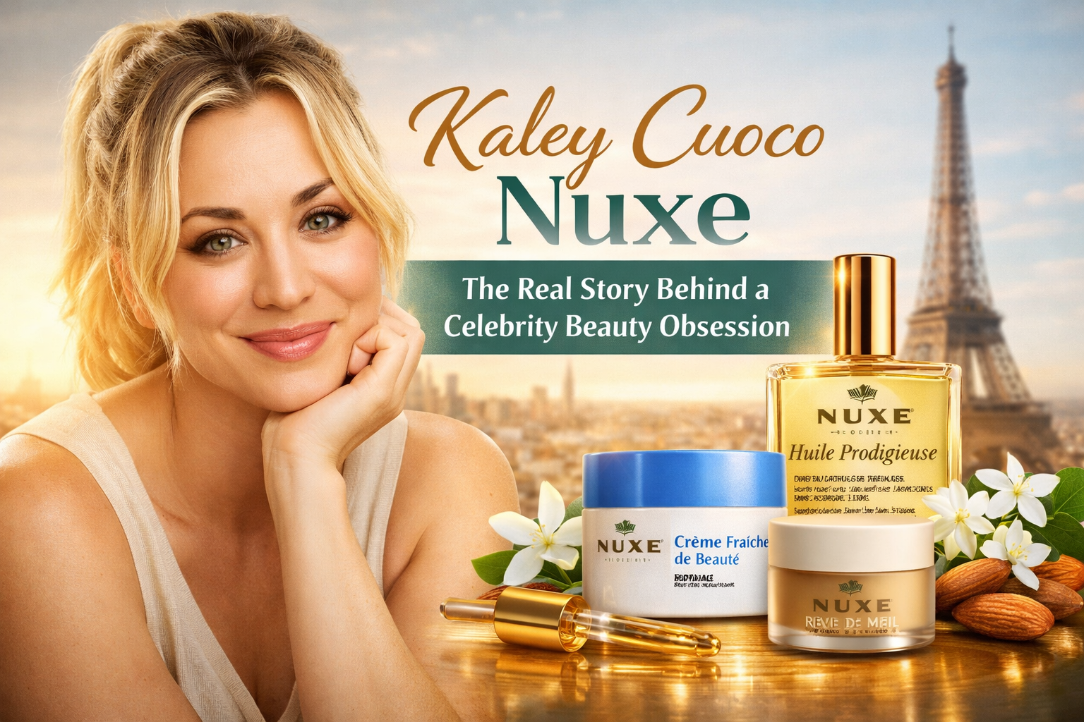 Kaley Cuoco Nuxe: The Real Story Behind a Celebrity Beauty Obsession