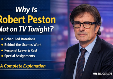 Why is robert peston not on tv tonight