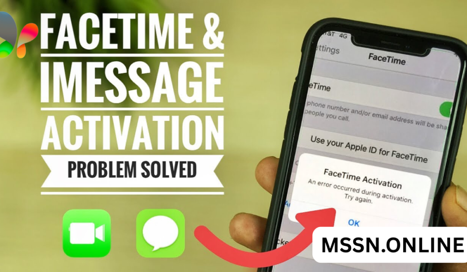 facetime activation unsuccessful